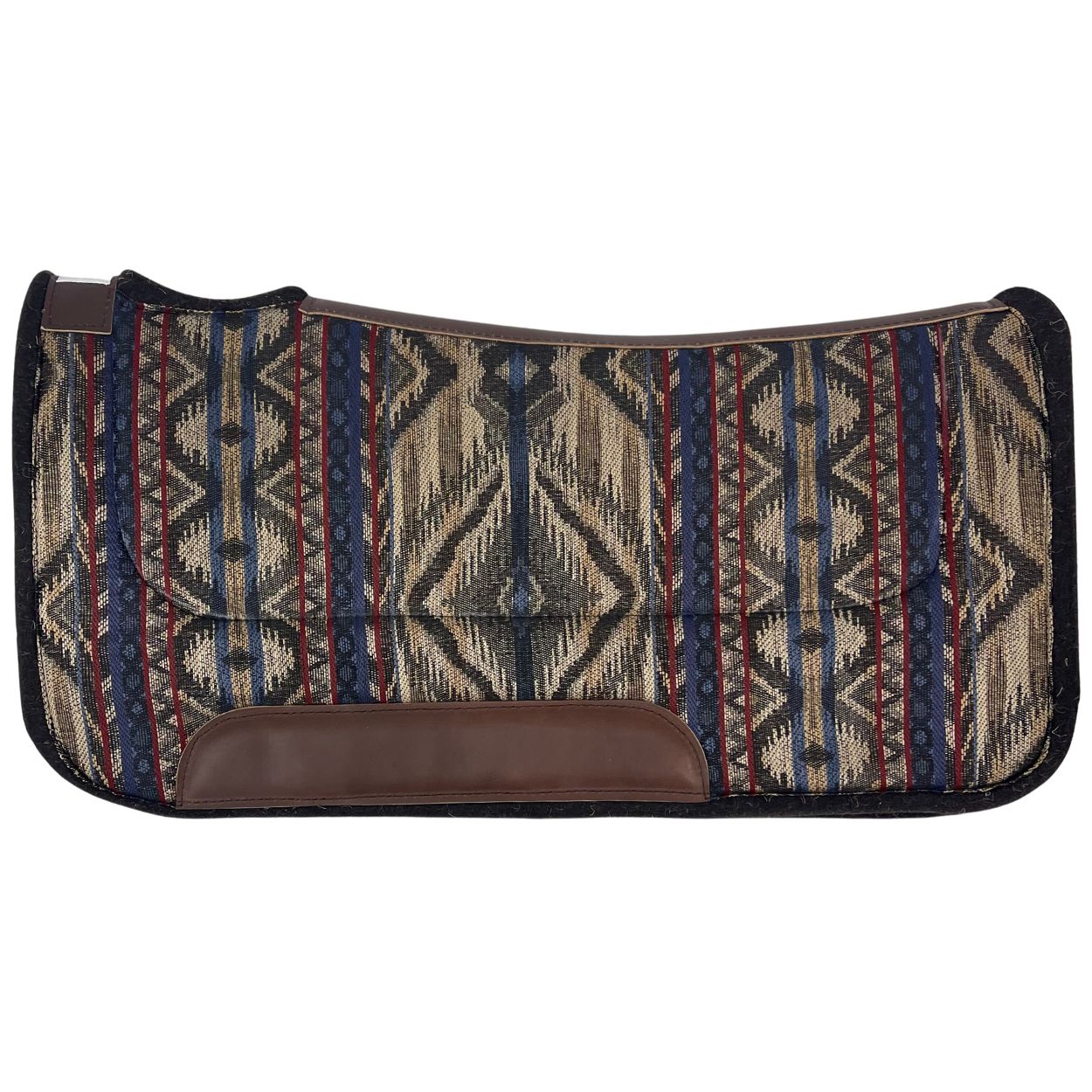 Diamond Wool Contoured Rancher Pad, Cobalt Saddles Canada