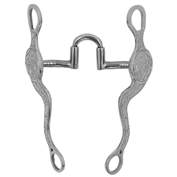 Myler Embossed Show Shank Correctional Bit, 5"