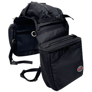 Reinsman Insulated Cooler Saddle Bags, Black