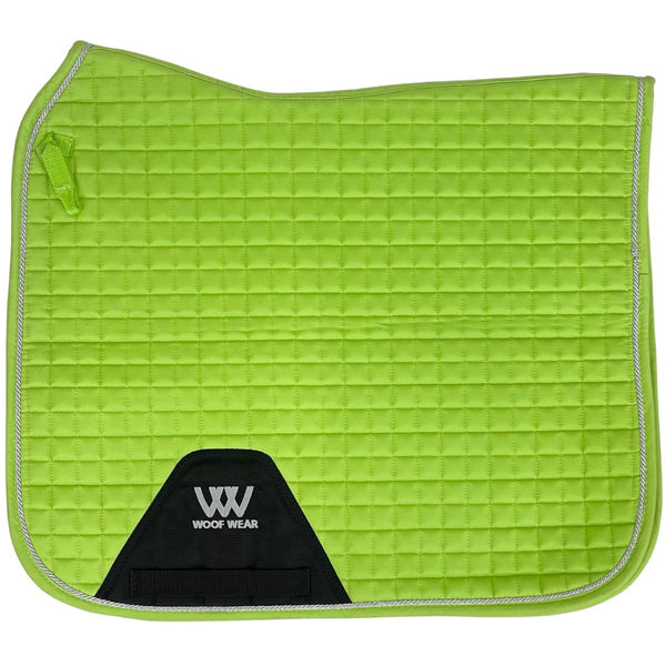 Woof Wear Colour Fusion Dressage Pad, Lime