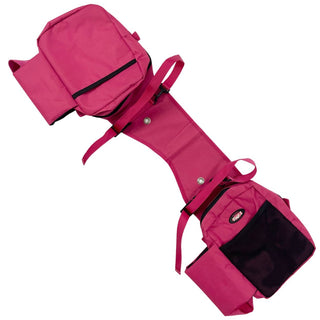 Tough 1 Saddle Bag with Bottle Holders, Pink