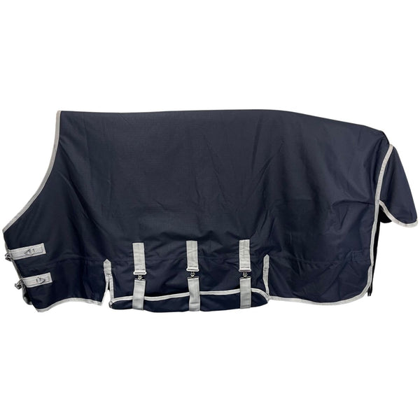 Century 1200D Winter Turnout with Belly Guard, Navy/Silver