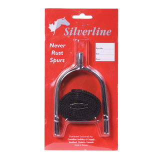 Silverline Spur and Strap Set, 1 1/4"