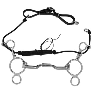 Myler 2-Ring Combination Bit Low Port Comfort Snaffle Bit, 5"