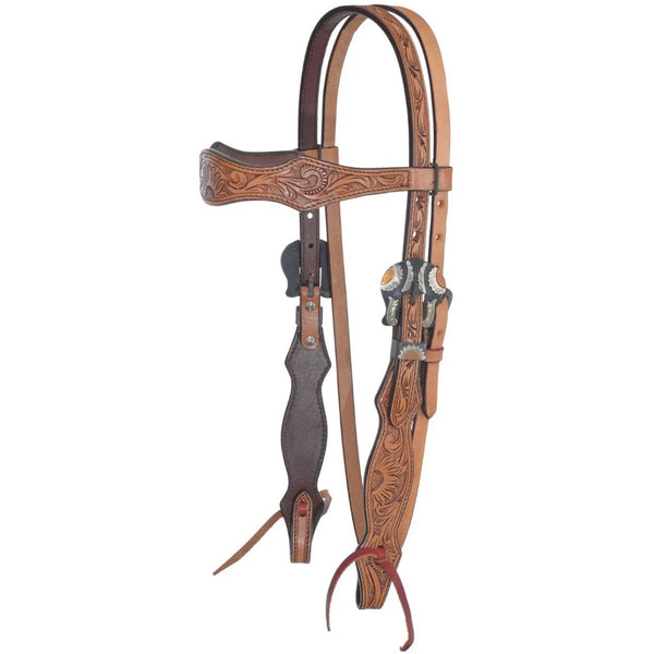 Circle Y Copper Sunflower Browband Headstall