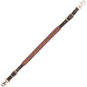 Country Legend Tooled Wither Strap, Pink