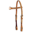 Country Legend Dee Butterfield Short Cheek Browband Headstall, Golden Tan