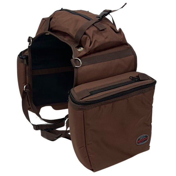 Reinsman Insulated Cooler Saddle Bags, Brown