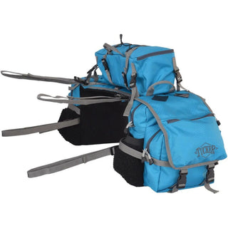 Tucker Adventurer Saddle Bags, Turquoise Blue