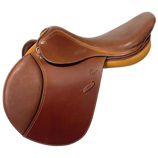 Pessoa A/O Classic Close Contact Saddle, 17 1/2", Wide Tree