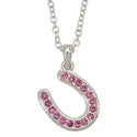 Horseshoe Pendant, Pink