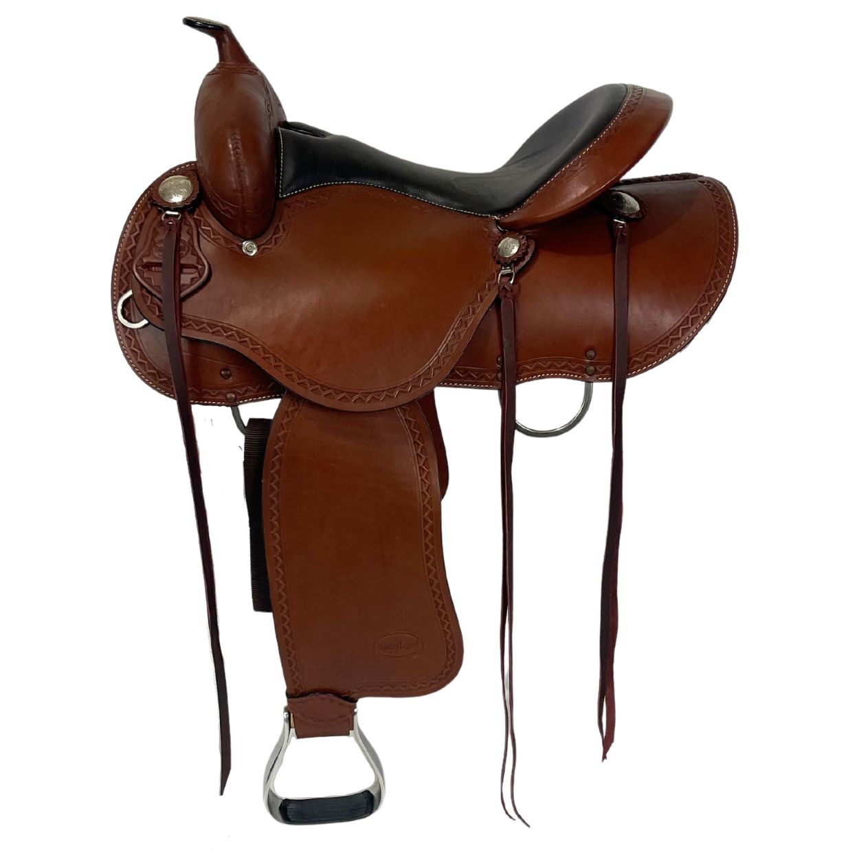 Leather deals horse saddle