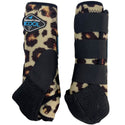 2XCool Sports Medicine Boots Front Pair, Cheetah