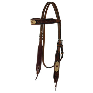 Sierra Oakley Brow Headstall, Medium Oil