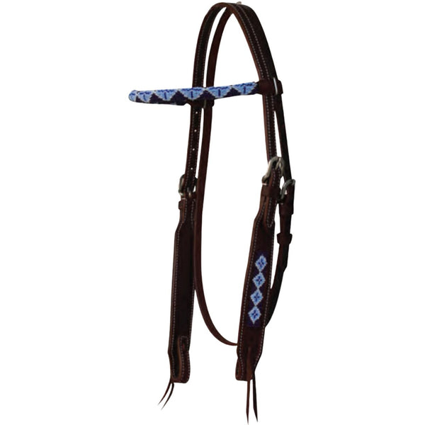 Sierra Jasper Browband Headstall, Dark Latigo