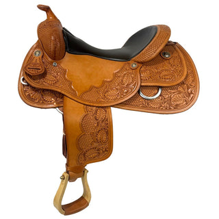 Western Rawhide Champion Pro Reiner Saddle, 16 1/2"