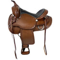 Sierra Indy Round Skirt Trail Saddle, Chestnut, 16"