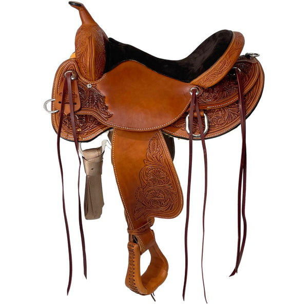 Circle Y High Horse Oyster Creek Trail Saddle, 16", Wide Tree