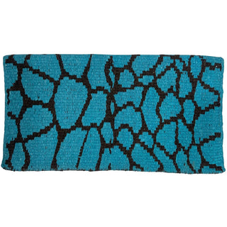 Sierra Wool Blanket, 34"x36", Giraffe Turquoise