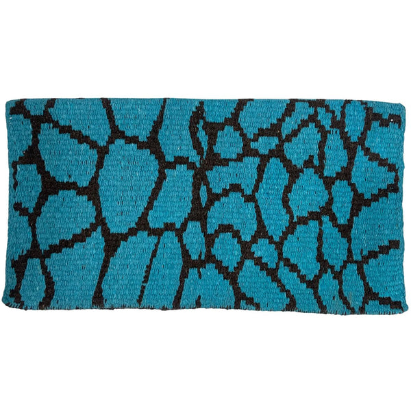 Sierra Wool Blanket, 34"x36", Giraffe Turquoise