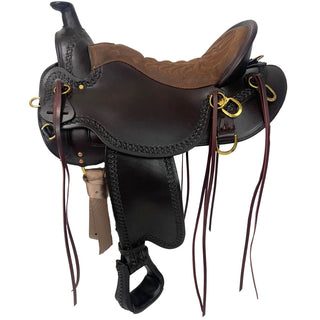 Tucker Pine Ridge Mule Saddle, 16 1/2", Mule Wide Tree
