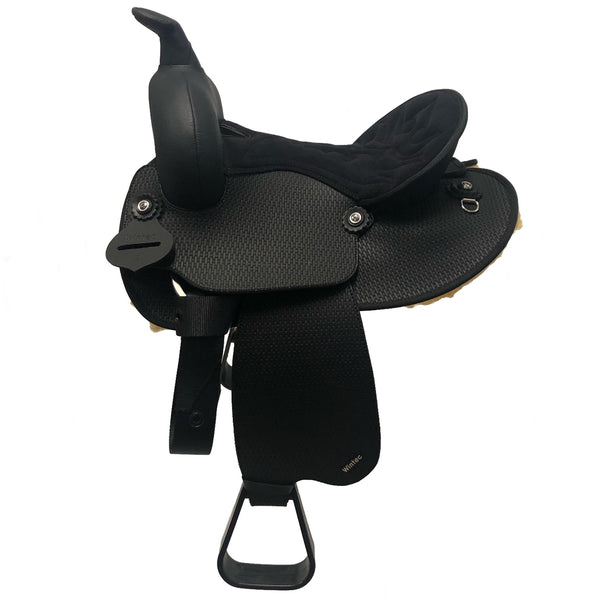 Wintec Youth Round Skirt Saddle, Black, 13"