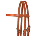 Circle Y Lightweight Classic Smooth Browband Headstall, Regular Oil