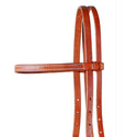 Western Rawhide Signature Browband Headstall with Snaps, Harness Leather