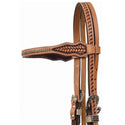 Country Legend Bronco Braid Browband Headstall, Golden