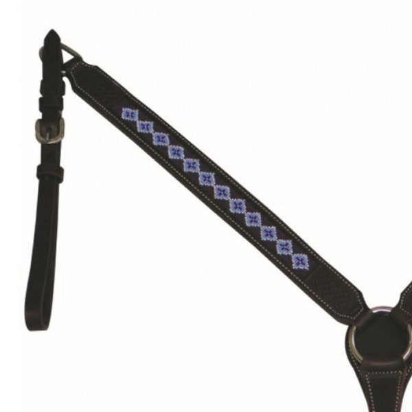 Sierra Jasper Breast Collar, Dark Latigo