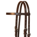 Circle Y Lightweight Classic Smooth Browband Headstall, Walnut