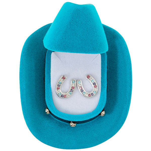 Horseshoe Earrings, Multi Colour