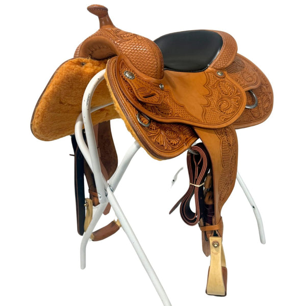 Western Rawhide Champion Pro Reiner Saddle, 15 1/2"