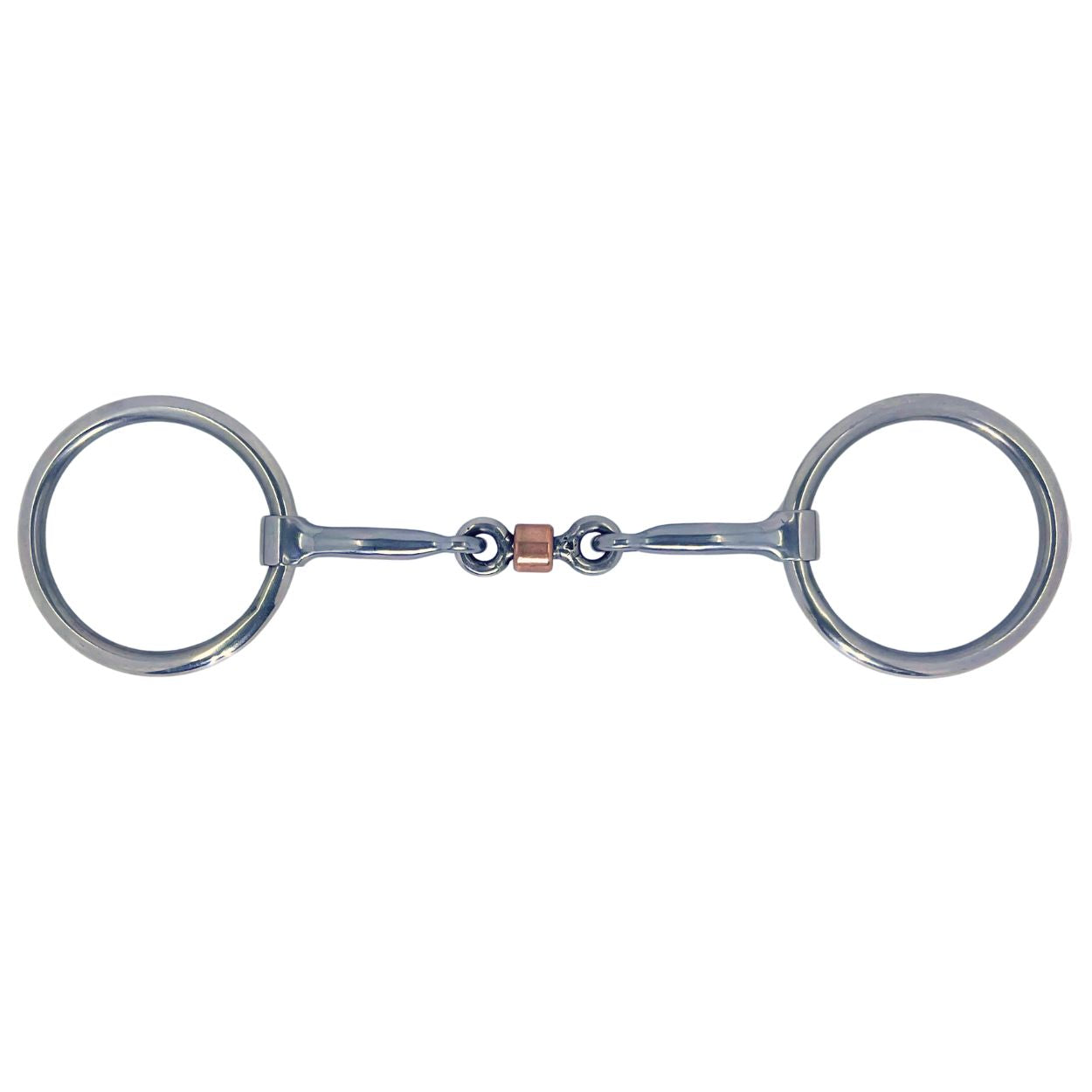 Showman Horseshoe Haven Stainless Steel D-Ring Dogbone Showman Horseshoe Haven Stainless Steel D-Ring Dogbone