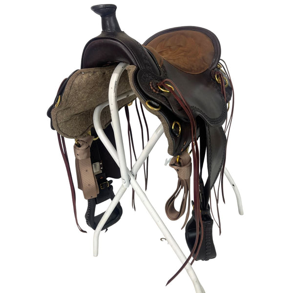 Tucker Pine Ridge Mule Saddle, 16 1/2", Mule Wide Tree