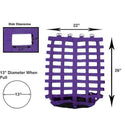 Go Around Slow Feed Hay Net, Purple