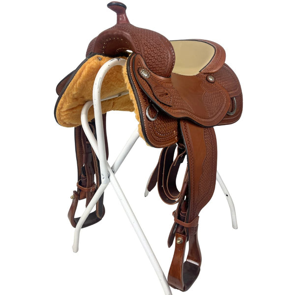 Western Rawhide Tyson Pro Reiner Saddle, 15 1/2"