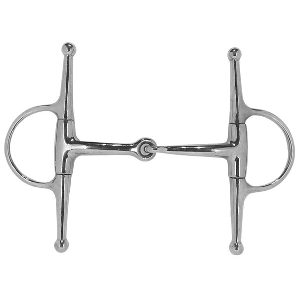 Standard Full Cheek Eggbutt Snaffle Bit, 4 3/4"