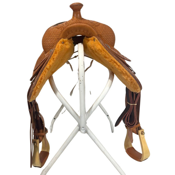 Western Rawhide Champion Pro Reiner Saddle, 15 1/2"