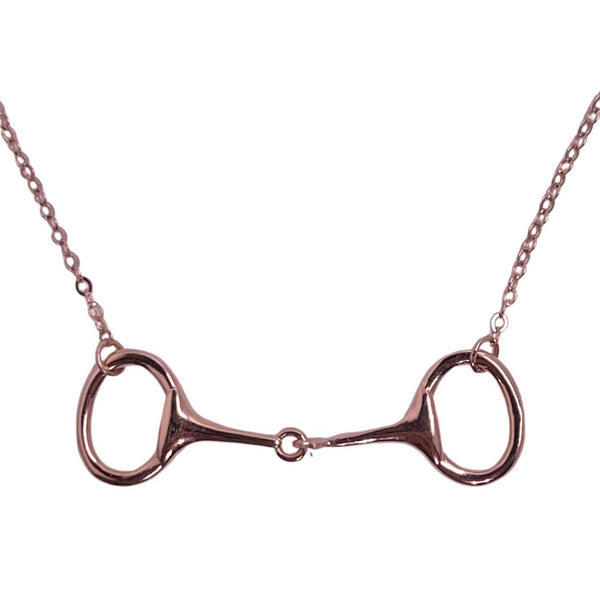 Rose Gold Snaffle Bit Necklace