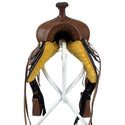 Sierra Indy Round Skirt Trail Saddle, Chestnut, 16"