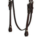 Circle Y Arabian/Cob Classic Smooth Browband Headstall, Walnut