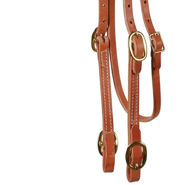 Western Rawhide Signature Browband Headstall, Harness Leather