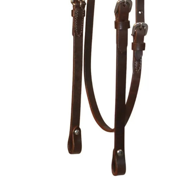 Circle Y Lightweight Classic Smooth Browband Headstall, Walnut