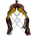 Dale Rodrigez Floral Reining Saddle, 16"