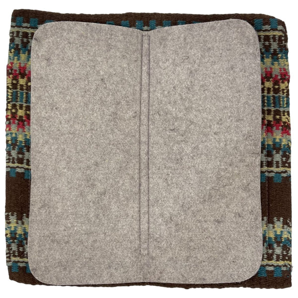 Classic Equine Classic Wool Top Pad, 32"x34", Chestnut Lemon