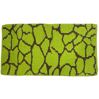 Sierra Wool Blanket, 34"x36", Giraffe Lime