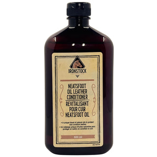 Ironstock Neatsfoot Oil Leather Conditioner, 500mL