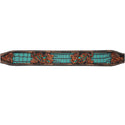 Circle Y Filigree Turquoise Gator Breast Collar, Pony Size