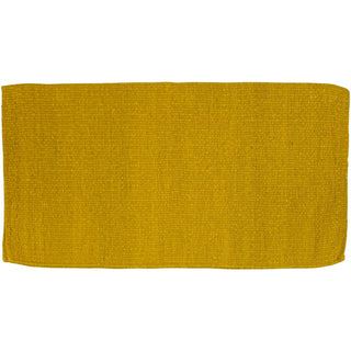 Sierra 34" x 36" Wool Saddle Blanket, Yellow